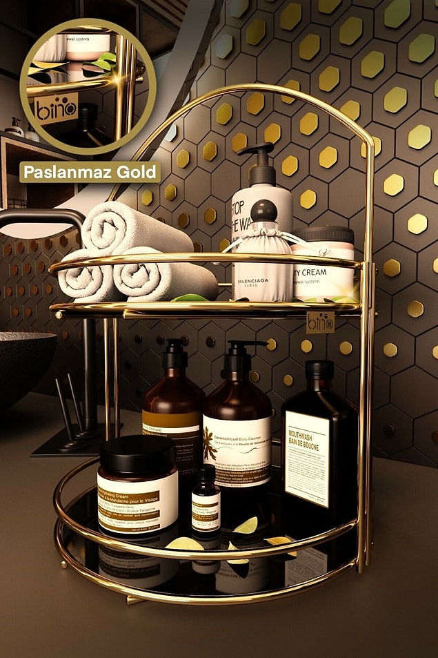 10. Daha düzenli bir banyo için organizer kullanmayı deneyebilirsiniz.