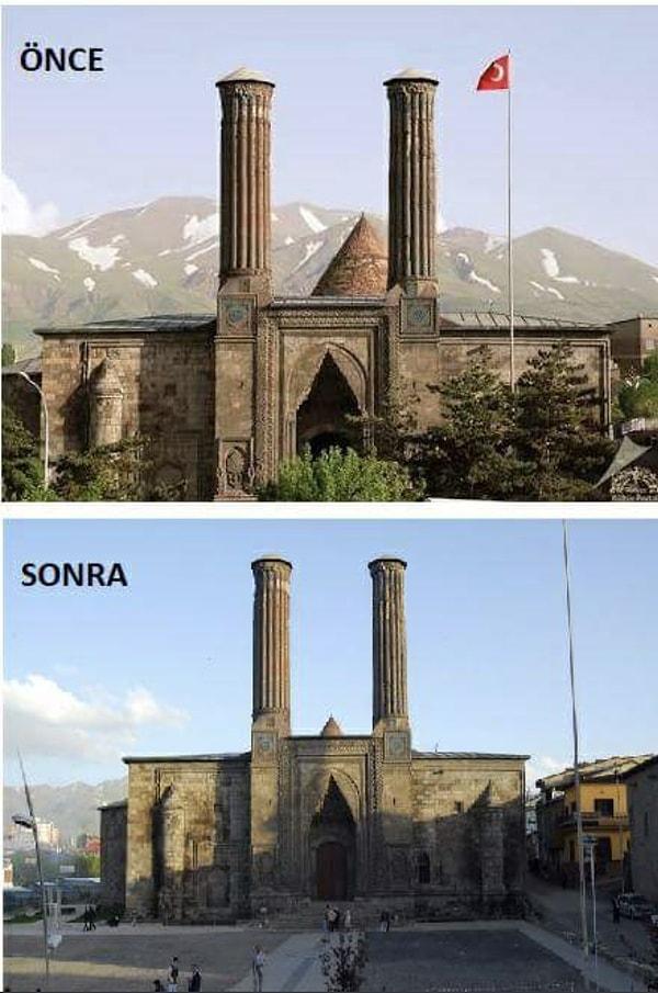 1. Çifte Minareli Medrese (1265) - Erzurum