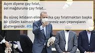 Sel Felaketinin Yaşandığı Rize'de Çay Dağıtan Erdoğan'a Muhalefetten Tepki: 'Akıl Tutulması'