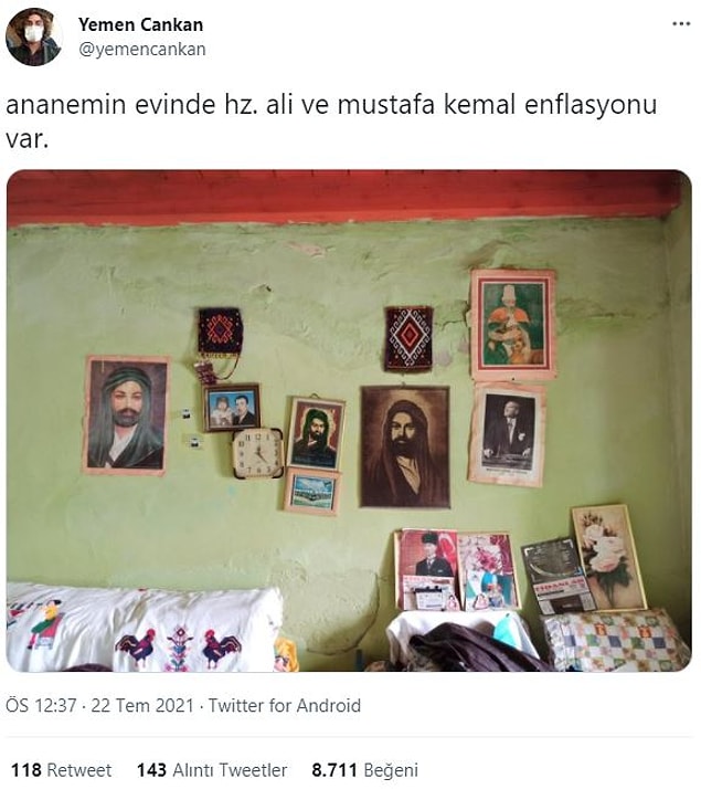 6. Bir aile fotoğrafı da girmeyi başarmış aradan.