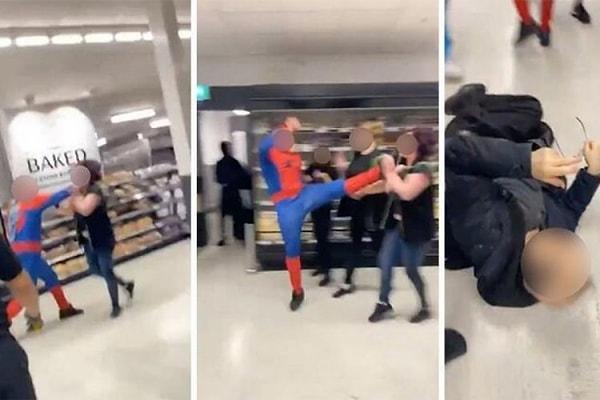 Londra'nın Clapham Junction bölgesinde bir markette Örümcek Adam kostümlü kişi çalışanlara saldırdı. İngiliz basınında yer alan haberlere göre olayda 6 kişi yaralandı, 20 yaşlarında bir kişi ise hastaneye kaldırıldı.