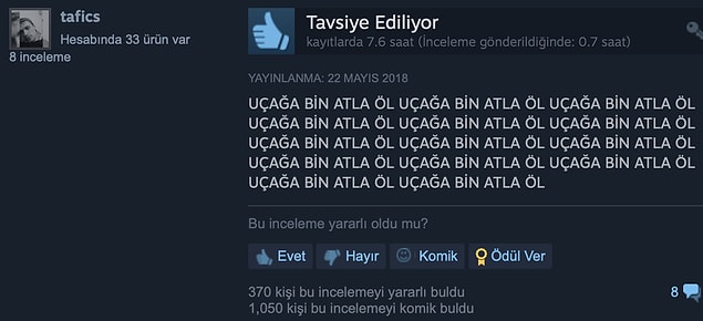 12. Tek amacımız atlayıp ölmek.