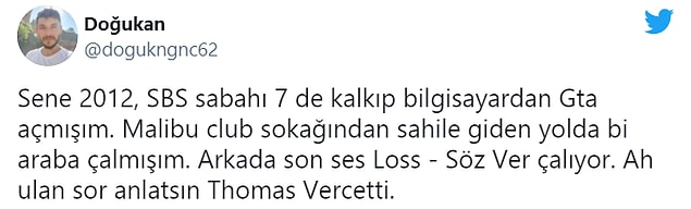 14. Sınavdan sonra da PC başına geçilip Malibu'da bi' after party yapılmış gibi.