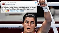 Boksör Busenaz Sürmeneli Tarihe Geçti: 'Bu Galibiyet Ülkemin Kadınlarına ve Çocuklarına Armağan Olsun'