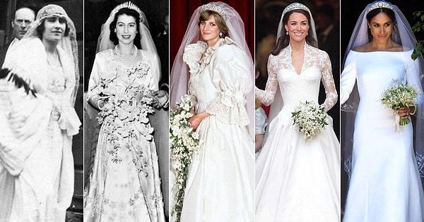 Halk en güzel elbiselerini giyse de kraliyet aileleri elbette bu özel gün için gelinlik yaptırıyordu, fakat geleneklerine göre bu gelinlik gümüş rengi olmalıydı.