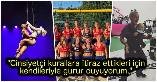 Maçta Bikini Yerine Şort Giyen Norveç Hentbol Takımının Para Cezasına Dünyaca Ünlü İsim Pink'ten Adım Geldi