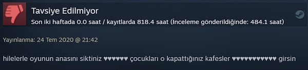 12. Bir de oyuna girer girmez sizi kafese kapatıp çıkartmayan hileciler var. Tek sorumuz neden?