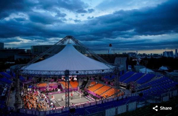 50. 24 Temmuz 2021'de Belçika, Aomi Urban Sports Park'taki Tokyo 2020 Olimpiyat Oyunları sırasında 3x3 basketbol maçında Letonya ile karşı karşıya.