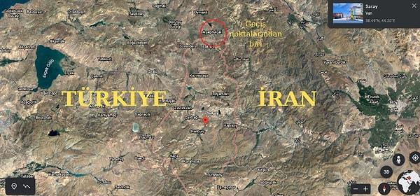 Türkiye'ye geçişte en yoğun rota İran üzerinden.