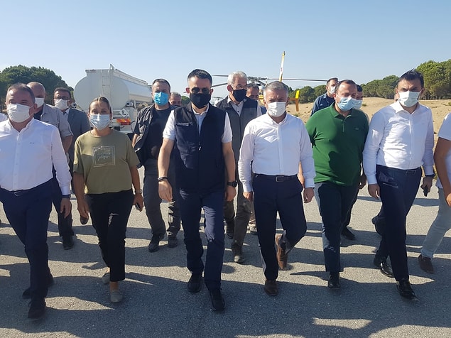 Bakan Pakdemirli bölgede