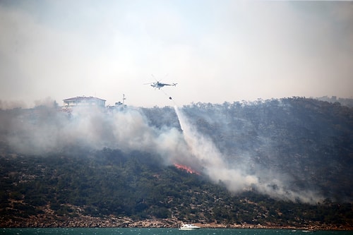 Silifke'de Orman Yangını! Kara Yolu Çift Yönlü Kapatıldı, Bazı Kamp Alanları Boşaltıldı