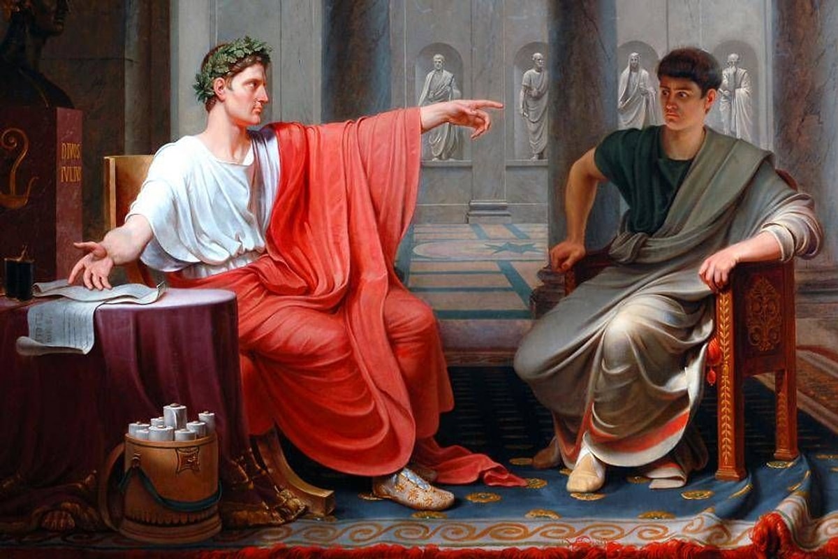 Julius Caesar&apos;ın yeğeni ve varisi olan Roma İmparatoru Augustus&apos;u...