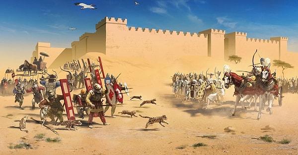 23. Persler, MÖ 525'te bir Mısır saldırısını durdurmak için kedileri kullandılar.