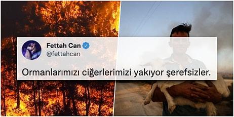 Ciğerimiz Yanıyor... Türkiye'nin Dört Bir Yanında Eş Zamanlı Başlayan Yangınlara Ünlüler Sessiz Kalmadı