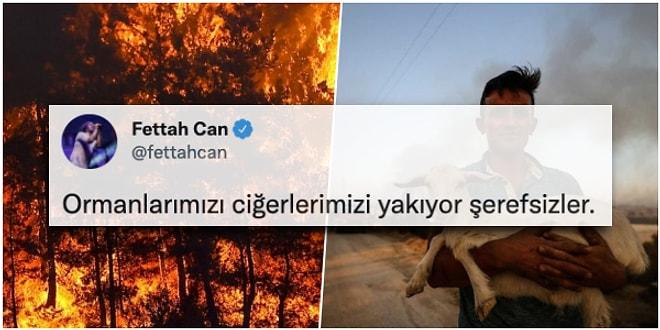 Ciğerimiz Yanıyor... Türkiye'nin Dört Bir Yanında Eş Zamanlı Başlayan Yangınlara Ünlüler Sessiz Kalmadı