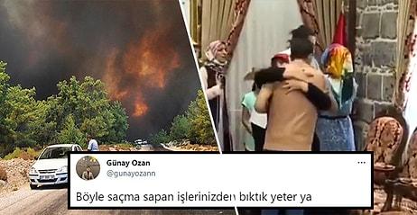 TRT, Antalya'daki Orman Yangınlarını Canlı Verirken Yayını Kesip PKK'lıların Aileleriyle Buluşmasını Yayınladı