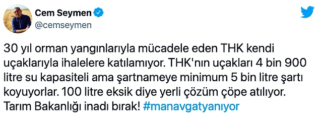 100 Litre Farkın Bedelini mi Ödüyoruz? İşte THK'nın Yangın Söndürme Uçağı İhalesine Girememe Sebebi