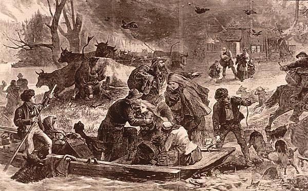 1871 Peshtigo Yangını, ABD