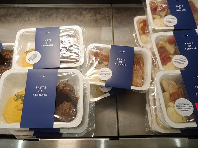 5. Finlandiya'daki bazı süpermarketlerde Finnair uçuşlarında servis edilen yemekleri bulmak mümkün.