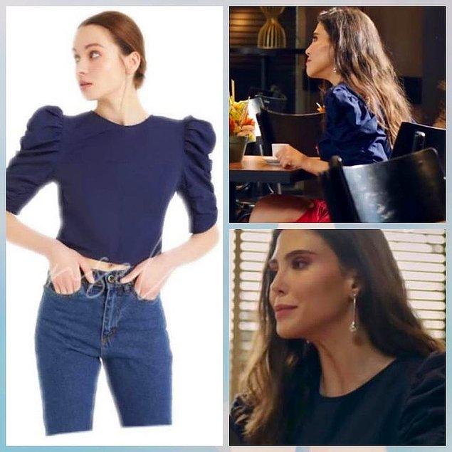 5. Baş Belası dizisinde Nazlı'nın bluzunun markası Bgn Fashion.