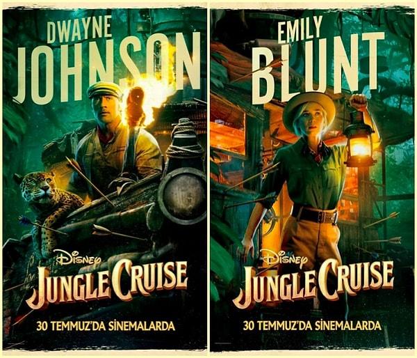 17. Dwayne Johnson ve Emily Blunt'ın başrollerinde olduğu 'Jungle Cruise'un karakter afişleri yayınlandı.