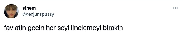 Kimileri de boş yere linç edildiğini söyledi!