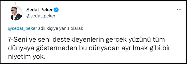 Sedat Peker'den Yangın Paylaşımı: 'HDP’lileri Suçlamak Hangi Akla Hizmet?'