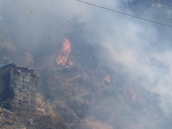 Olay yerine sevk edilen Orman İşletme Şefliği ve itfaiye ekiplerinin müdahalesi ile yangın kontrol altına alındı.