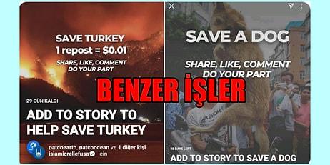 Orman Yangınları Sonrasında Instagram'da Beliren "Save Turkey" Hikayesi Dolandırıcılık Yöntemi mi?