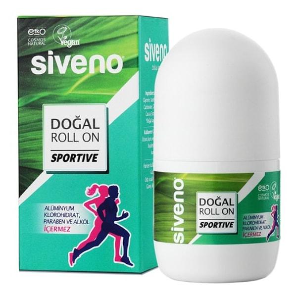 13. Doğal içeriği ile bir adım öne geçen Siveno roll-on ter kokusundan mümkün olduğu kadar uzak durmak isteyenlerin tercihi...