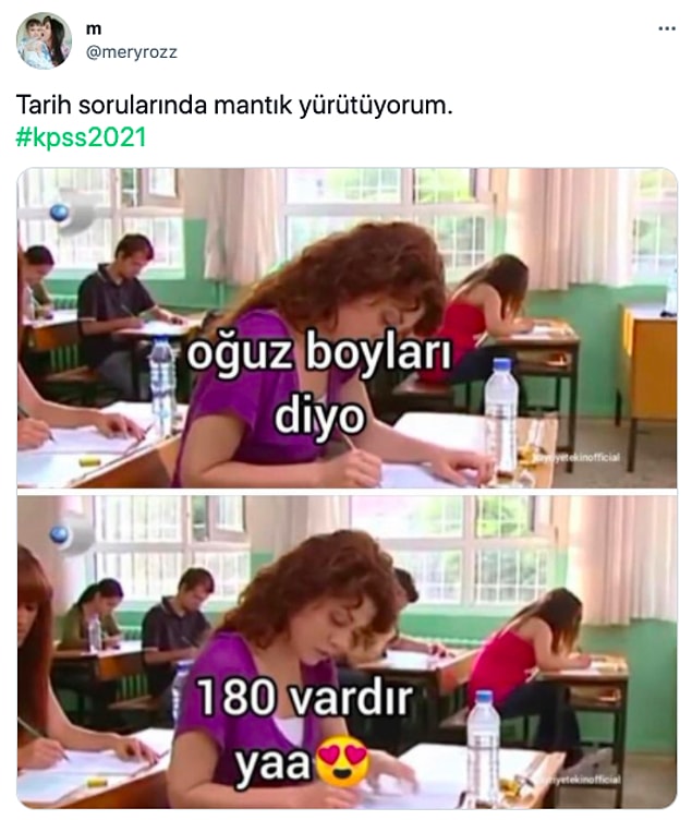 1. 130 dakika süren sabah oturumundan çıkan KPSS mağdurları sınavdan çıkar çıkmaz morali yine Twitter'da şaka yaparak buldu.