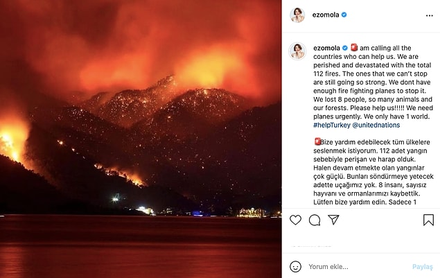 Ece Zaim'in ardından birçok ünlü ve influencer kendi hesaplarında da paylaştı.