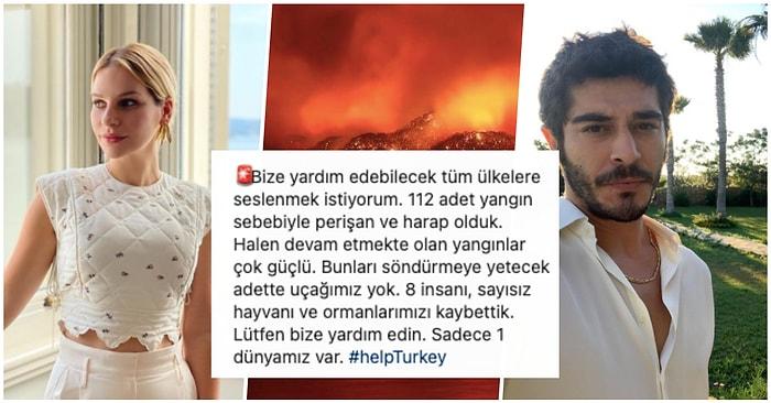 Help Turkey! Bir Türlü Söndürülemeyen Orman Yangınları İçin Ünlü İsimler Tüm Dünyadan Yardım İstedi