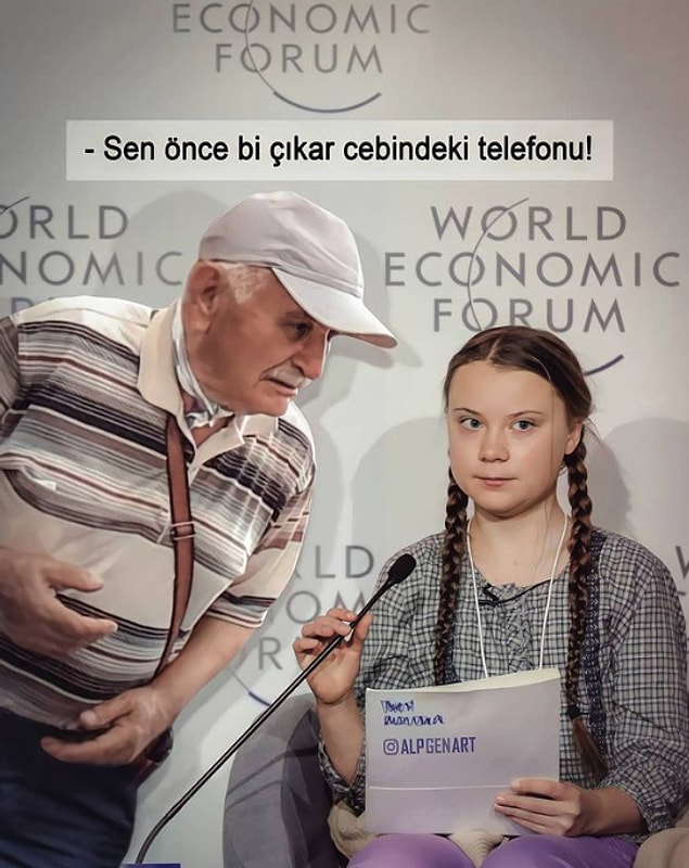 9. Doğa falan diyorsun ama cebinde radyasyon yayan telefon yeğenim.