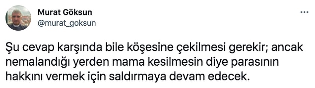 Bu cevap Twitter'da büyük beğeni topladı ve TT listesine girdi.