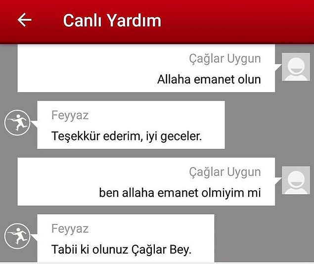 13. "İnternet sitelerindeki canlı destek hatları yazdığınız mesajı aslında siz henüz göndermeden görebiliyor!"