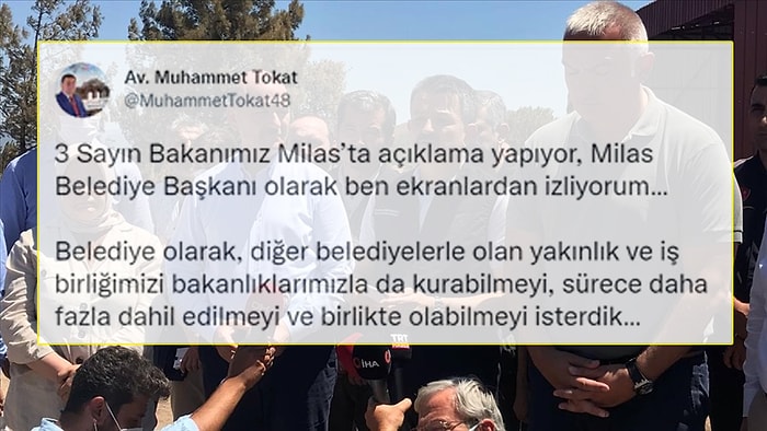 Milas Belediye Başkanı: '3 Bakanımız Milas'ta Açıklama Yapıyor, Ben Ekranlardan İzliyorum…'