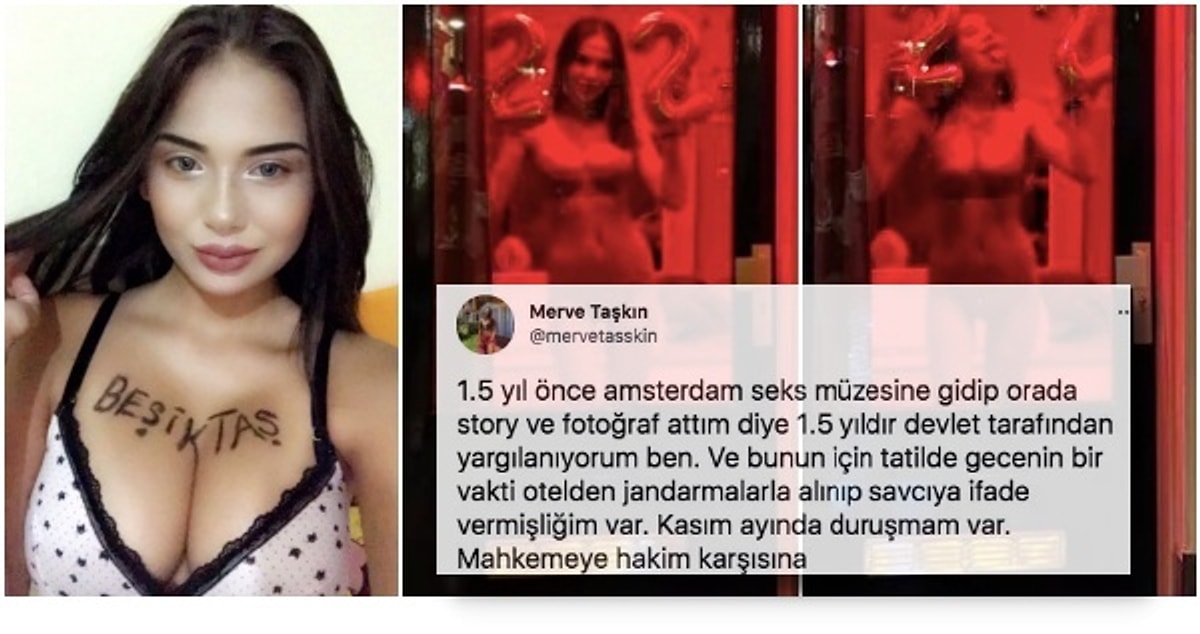 Sosyal Medya Fenomeni Merve Taşkın Amsterdam daki Seks Müzesinde  