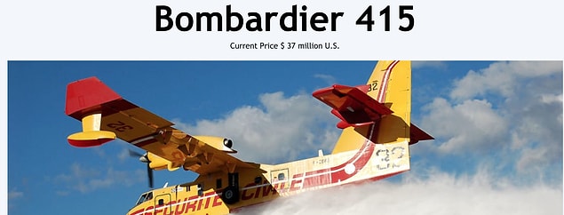Bu uçakların bir tanesi ise yaklaşık 37 milyon dolar değerinde.