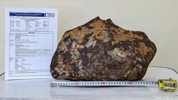 Van'da Bulunan Gök Taşı 'Doğuzağaç' Adıyla Uluslararası Meteorit Veri Bülteni'ne İşlendi