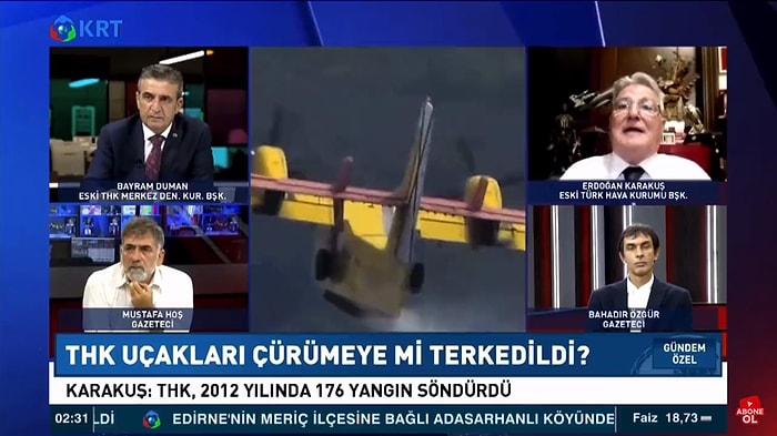 Eski THK Başkanı: 'Helikopter Yangın Çıkarır, Biz 3 Uçakla Devriye Gezer, Duman Gördüğümüz Anda Su Bırakırdık'