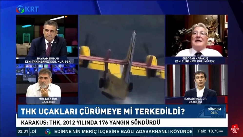 Eski THK Başkanı: 'Helikopter Yangın Çıkarır, Biz 3 Uçakla Devriye Gezer, Duman Gördüğümüz Anda Su Bırakırdık'