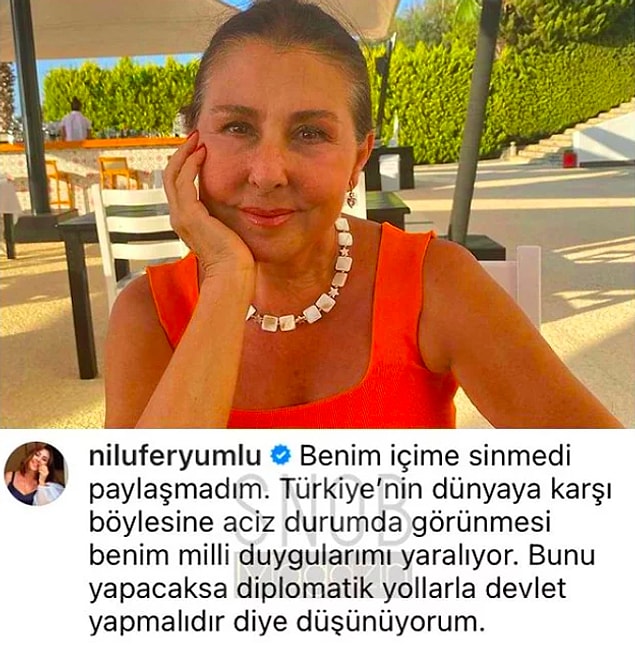 Tüm ünlüler aynı paylaşımı yaparken, Nilüfer, Lara, Nejat İşler ve Nilgün Belgün gibi isimler desteklemediklerini açıkça belirttiler.