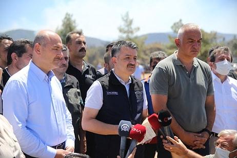 Bakanlar Muğla'da Son Durumu Açıkladı: 'Her Gelen Yardımı Kabul Etmiyoruz"