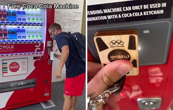 Cody, sporcu olmanın avantajlarından birinin ise otomatlardan ücretsiz içecek alabilmek olduğunu söylüyor.
