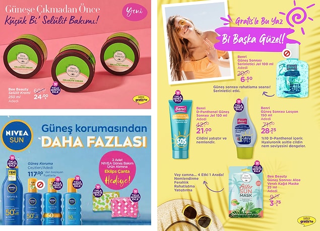 9. Bee Beauty Selülit Karşıtı Krem (250 ml) 24 TL.