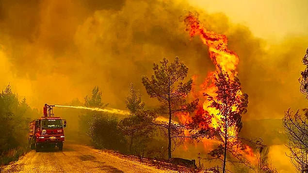Günlerdir tüm Türkiye'nin asla durmak bilmeyen yangınlarla ciğeri yanıyor...
