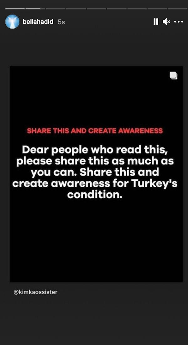 1. Tüm Türkiye'nin ardından birçok yabancı ünlü de yaptıkları paylaşımlarla #helpturkey dedi.