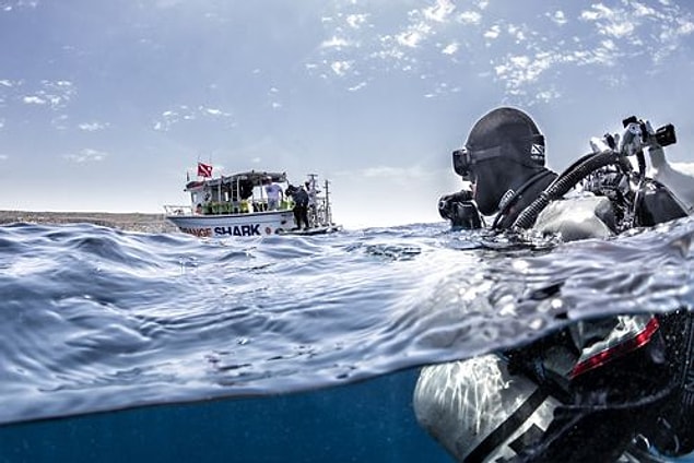 "Dalış yaparken vurgun yememek için yüzeye yavaşça çıkmanız gerekir. Çok yavaş çıkarsanız oksijeninizi boşa tüketirsiniz, ancak çok hızlıysanız emboli atmasına neden olabilirsiniz."