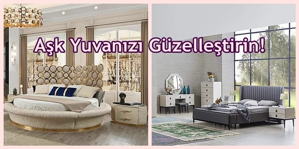 Aşk Yuvanızı En Güzel Haliyle Döşemenizi Sağlayacak 21 Modern Yatak Odası Takımı